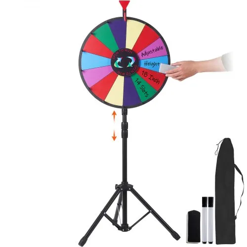 VEVOR 46 cm Glücksrad Spielzeug Farbe Rad Spiele für Lotteriespiele Wortspiele,Glücksrad zum Drehen Acrylplatte mit PVC-Schaum,54 x 54 x 11 cm Preisrad Lucky Wheel mit Stativ VEVOR 46 cm Glücksrad Spielzeug Farbe Rad Spiele für Lotteriespiele Wortspiele,Glücksrad zum Drehen Acrylplatte mit PVC-Schaum,54 x 54 x 11 cm Preisrad Lucky Wheel mit Stativ