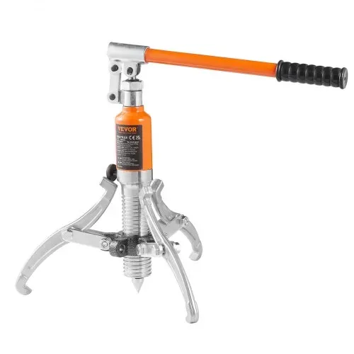 VEVOR Hydraulischer Zahnradabzieher, 5 t Maximale Kapazität, Radlager-Abziehtrenner, 2- oder 3-Backen-Abzieher, Vertikal & Horizontal, 228,6 mm Backen-Hydraulikabzieher mit Koffer zum Ziehen – Bild 8