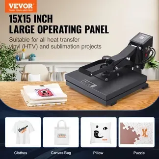 VEVOR Wärme Presse Maschine 38×38 cm Sublimation Drucker Transfer DIY T-shirt VEVOR Wärme Presse Maschine 38×38 cm Sublimation Drucker Transfer DIY T-shirt