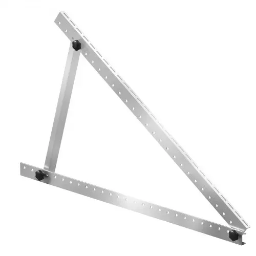 VEVOR 2er-Set Solarpanel-Halterungen 114 cm, 0 bis 90° verstellbare Solarmodul-Halterungen für 100-400 W Solarpaneel, leichte Aluminiumhalterungen mit klappbaren Neigungsbeinen für Wohnmobil, Boot – Bild 9