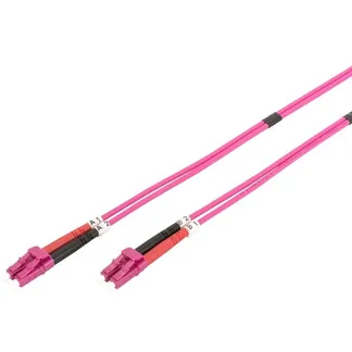LWL Patchkabel, Duplex, LC > LC Stecker, Multimode OM4 LWL Patchkabel, Duplex, LC > LC Stecker, Multimode OM4