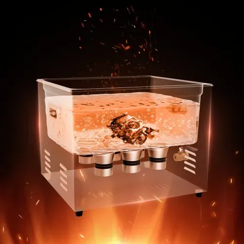 VEVOR Ultraschallreiniger 15 L professionelle 360 W Reinigungsmaschine mit Timer & Heizung, digitaler 40 kHz Ultraschallreiniger mit Korb für Uhrgläser Schmuckhalter Industrieteile Werkzeuge Silber – Bild 7