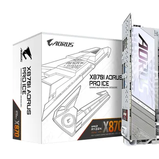 GIGABYTE X870I AORUS PRO ICE Mainboard – Unterstützt AMD Ryzen 9000er-Serie CPUs, 8+2+1 Phasen VRM, bis zu 8400 MHz DDR5 (OC), 1xPCIe 5.0 M.2 + 1xPCIe 4.0 M.2, WI-FI 7, 2,5 GbE LAN, USB 4 GIGABYTE X870I AORUS PRO ICE Mainboard – Unterstützt AMD Ryzen 9000er-Serie CPUs, 8+2+1 Phasen VRM, bis zu 8400 MHz DDR5 (OC), 1xPCIe 5.0 M.2 + 1xPCIe 4.0 M.2, WI-FI 7, 2,5 GbE LAN, USB 4