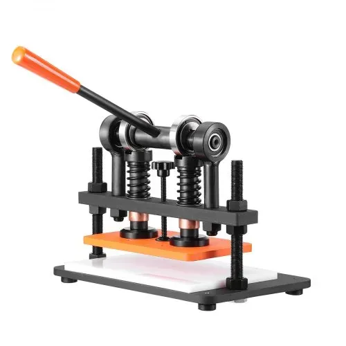 VEVOR Leder Stanzmaschine Manuelle Lederschneidemaschine 26 x 15 cm, Leder Prägemaschine 1,5 t Belastbare Leder-Stanzmaschine Geeignet für Leder, PVC/EVA-Schaumstoff, nicht Klebende Materialien – Bild 8