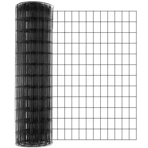 VEVOR Volierendraht 91 x 1524 cm, Gartenzaun, 1,52 mm Maschendrahtzaunrolle, Vinylbeschichtetes Drahtzaun für Hühnerstallbarrieren, Kaninchen- und Schlangenzäune, Geflügelgehege – Bild 9