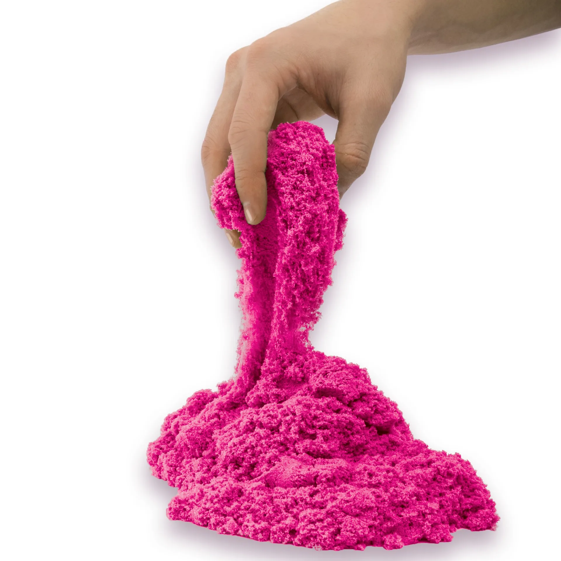 Kinetic Sand - Pinker Sand im Beutel, 907 g, original magischer Sand aus Schweden für Indoor-Sandspiel, wiederverschließbar, für Kinder ab 3 Jahren, fördert Feinmotorik, wiederverschließbar – Bild 7