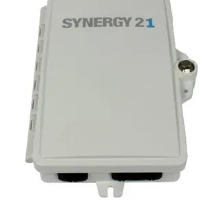 LWL-FTTH Wandgehäuse, IP65, 1xEingang/ 2xAusgang, Synergy 21 LWL-FTTH Wandgehäuse, IP65, 1xEingang/ 2xAusgang, Synergy 21