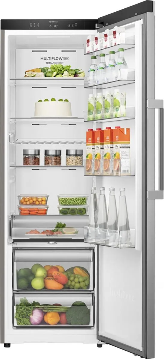 Gorenje G600 Freistehend Kühlschrank, 185.6 x 59.5 x 60 cm, Edelstahl – Bild 4