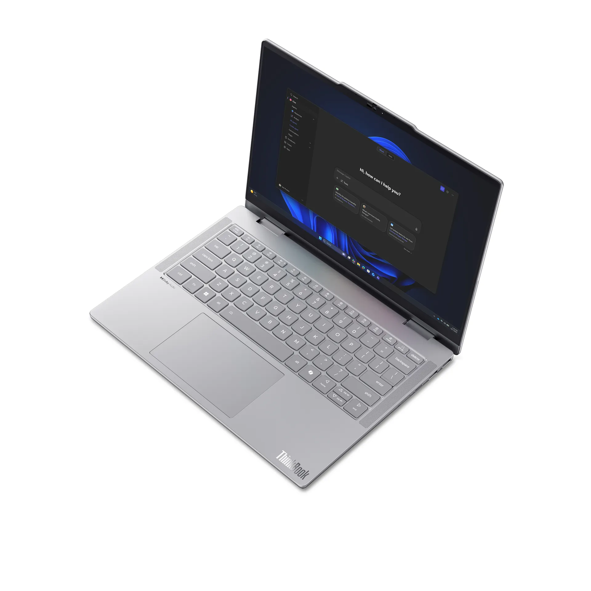 Lenovo ThinkBook 14 2-in-1 G6 IPL Copilot+ PC Intel Core Ultra 5 325 Hybrid (2-in-1) 35,6 cm (14") Touchscreen WUXGA 32 GB DDR5-SDRAM 512 GB SSD Wi-Fi 7 (802.11be) Windows 11 Pro Deutsch Grau – Bild 3