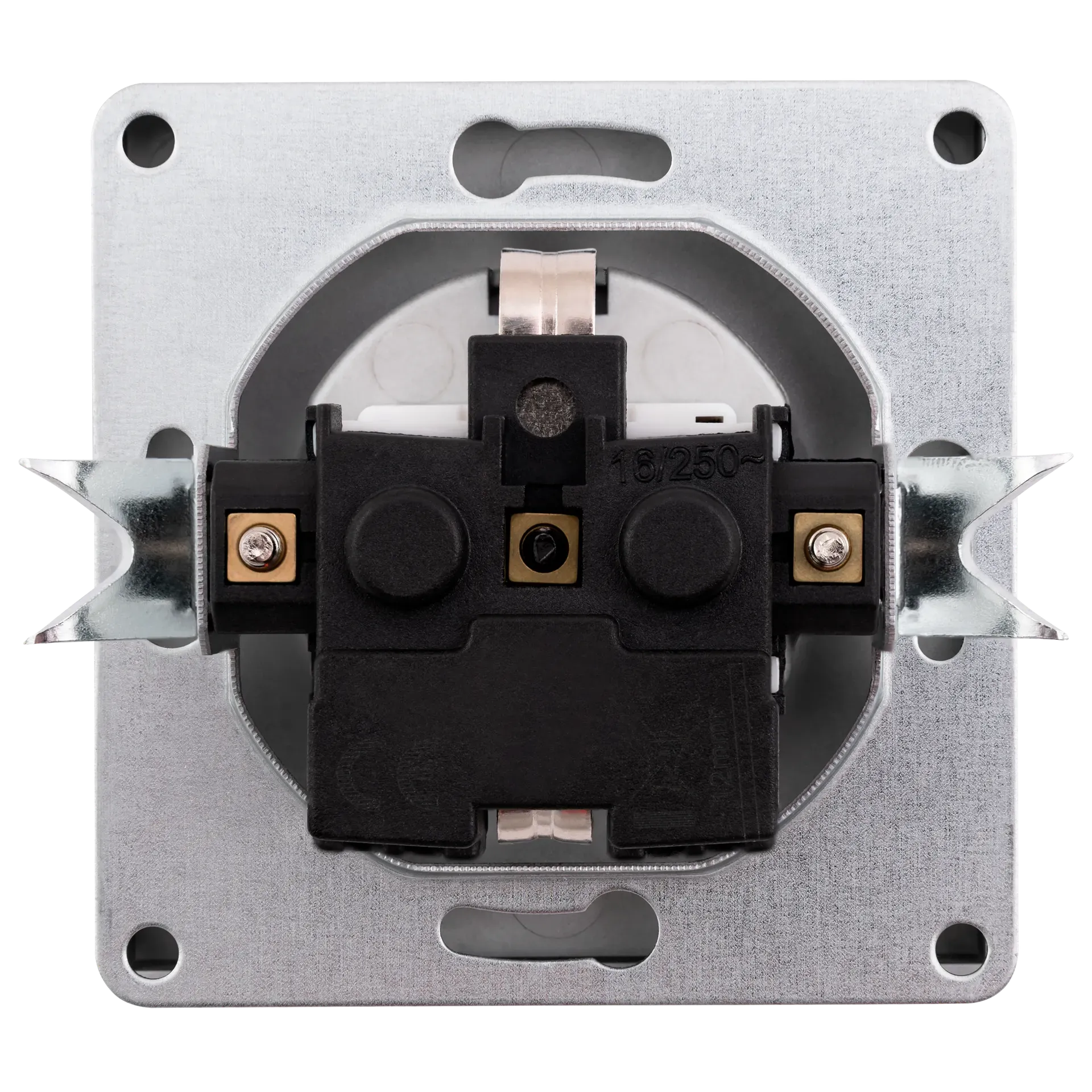 Schutzkontakt-Steckdose McPower ''Shallow'' 250V~/16A, Einsteckschutz, Steckanschluss, 18er-Pack – Bild 3