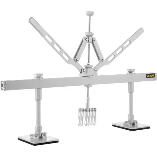 VEVOR Dellenziehhebel-Set, passend zum Dellenziehen aus Aluminium und Stahl, mit 6 Klauenhaken, 75 cm lange Dellenentfernerstange für die Dellenreparatur an der Karosserie – Bild 9