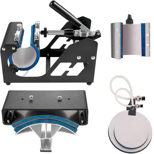 VEVOR Transferpresse 6 in 1 Heißpresse Maschine 38 x 30 cm T-Shirt Presse Maschine Hitzepresse Maschine DIY Heißpresse mit Digitaler LED-Temperatur- – Bild 8
