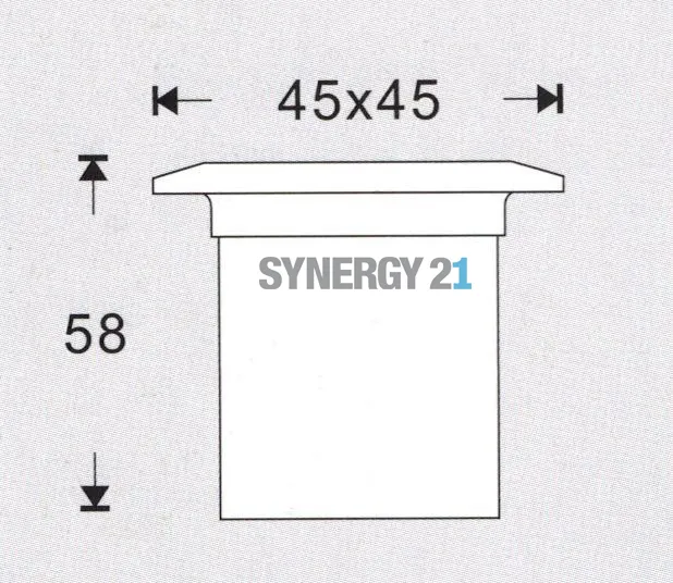 Synergy 21 Bodeneinbaustrahler ARGOS quadratisch in-G-C IP67 cw – Bild 3