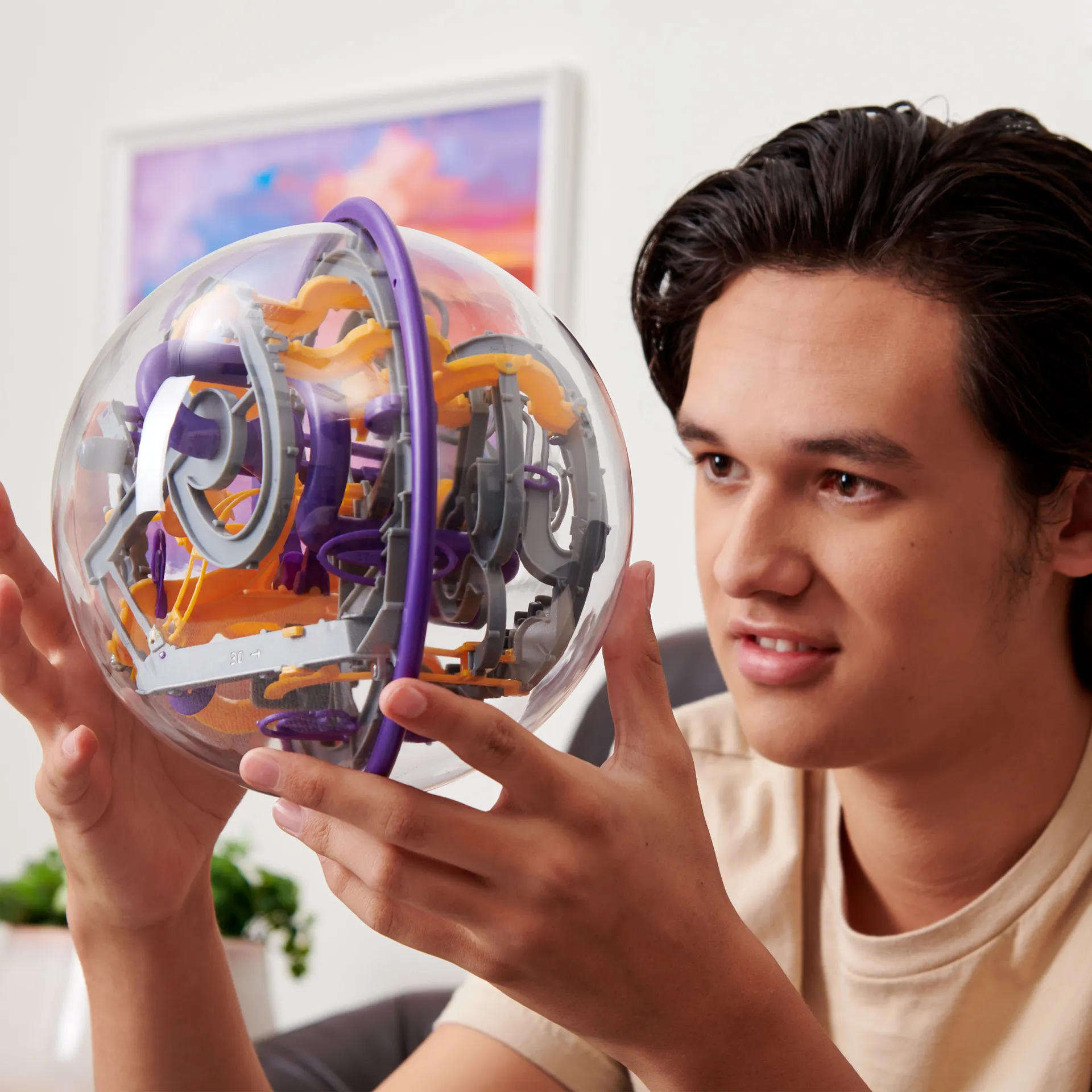 Games - Perplexus Epic 3D Kugellabyrinth mit 125 Hindernissen, Konzentrationsspiel mit 360° Bewegung, Geschicklichkeitsspiel für Kinder ab 10 Jahren und Erwachsene – Bild 5
