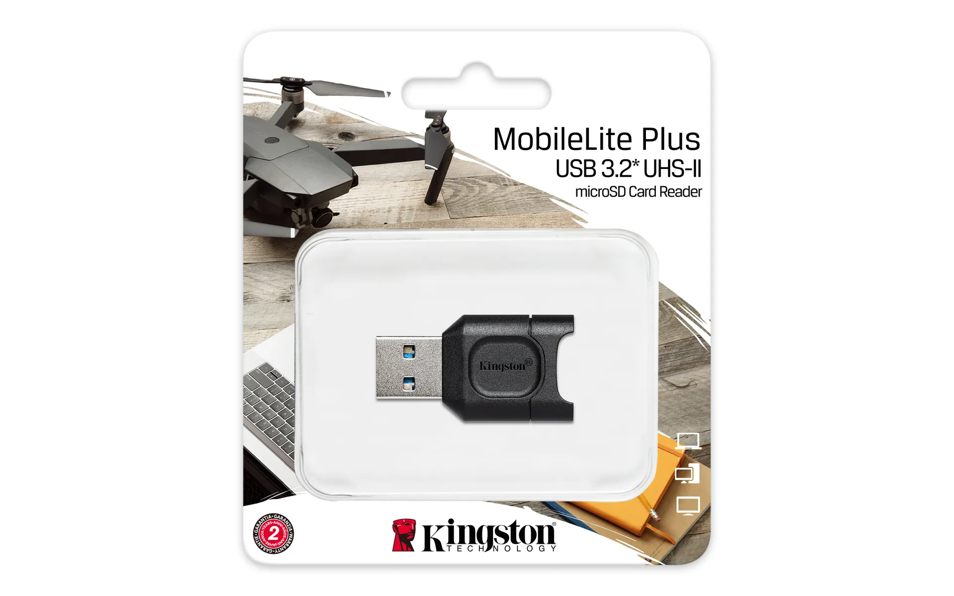Kingston Technology MobileLite Plus Kartenleser USB 3.2 Gen 1 (3.1 Gen 1) Type-A Schwarz – Bild 3
