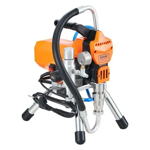 VEVOR Airless-Wandfarben-Spritzpistole mit Hochdruckrohr, Spritzgerät Hochdruck-Spritzen, 2000 W Wandfarben-Spritzpistole Farbsprühgerät für wasser- und ölbasierte Innen- und Außenfarben – Bild 8