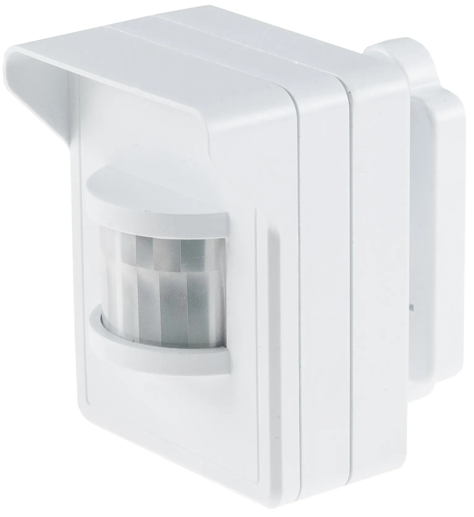 Funk-Bewegungsmelder für “Pilota Casa” IP44, 90°/8m PIR, Aufputz, weiß Funk-Bewegungsmelder für “Pilota Casa” IP44, 90°/8m PIR, Aufputz, weiß