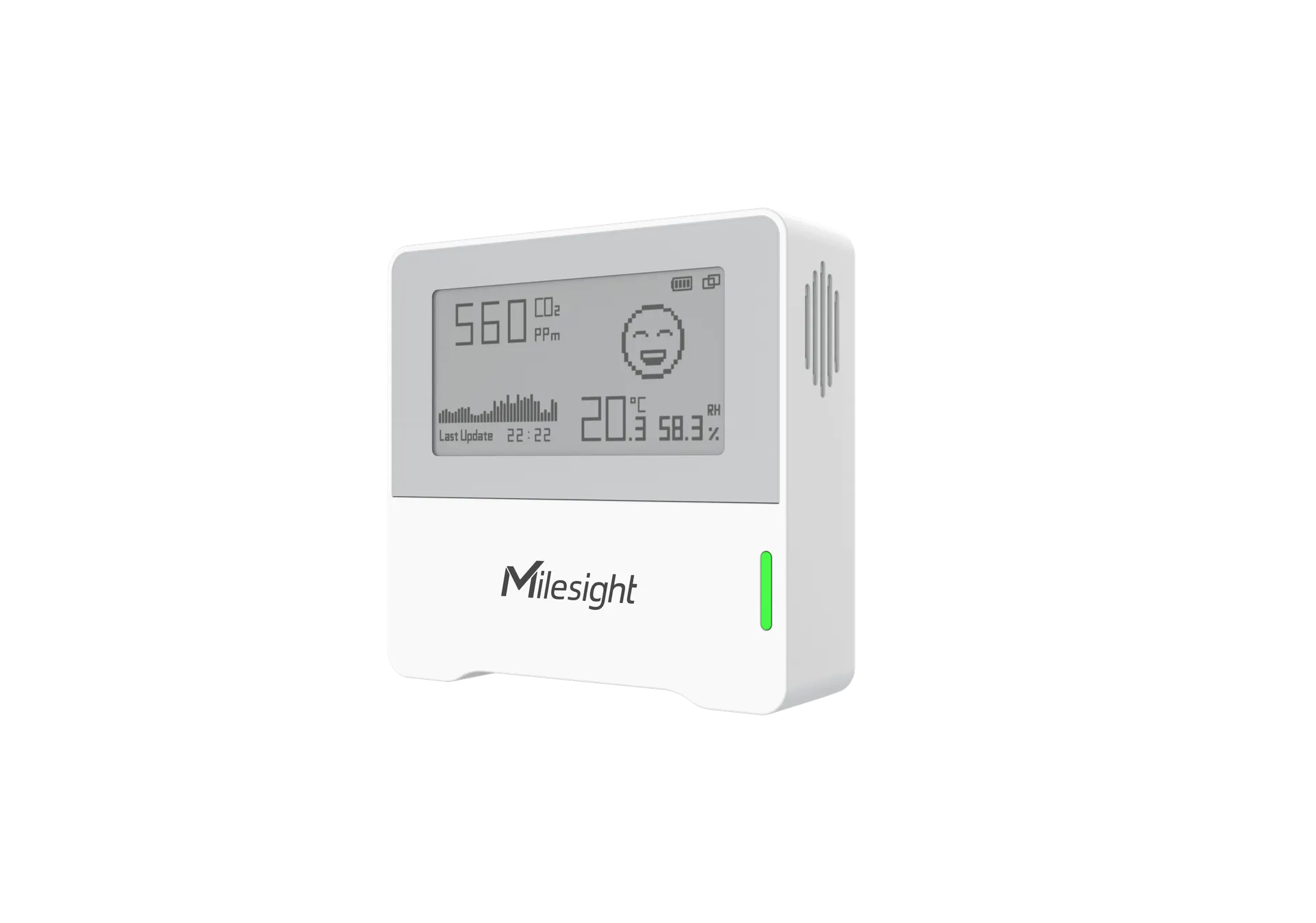 Milesight IoT Indoor Ambience Monitoring Sensor, AM103-868M LoRaWAN / Temp. / Humidity / CO2 / E-Ink Display – Bild 6