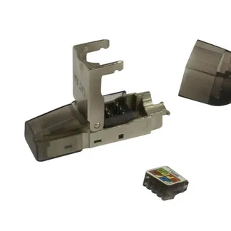 TP-Stecker TP, Feldkonfektionierbar, CAT6A, RJ45, Werkzeuglo TP-Stecker TP, Feldkonfektionierbar, CAT6A, RJ45, Werkzeuglo