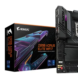 GIGABYTE Z890 AORUS ELITE WIFI7 Mainboard – Unterstützt Intel Core Ultra (Serie 2) CPUs, 16+1+2 Phasen VRM, bis zu 8800MHz DDR5 (OC), 1xPCIe 5.0 + 3xPCIe 4.0, Wi-Fi 7, 2.5GbE LAN, Thunderbolt 4 GIGABYTE Z890 AORUS ELITE WIFI7 Mainboard – Unterstützt Intel Core Ultra (Serie 2) CPUs, 16+1+2 Phasen VRM, bis zu 8800MHz DDR5 (OC), 1xPCIe 5.0 + 3xPCIe 4.0, Wi-Fi 7, 2.5GbE LAN, Thunderbolt 4