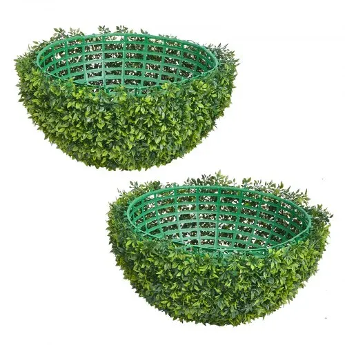 VEVOR Buchsbaumkugel, 584 mm, Formschnitt-Ball, Kunstpflanze, Dekopflanze, Buchskugel, einfache Montage für Veranda, Außenterrasse, Garten, Balkon, Hinterhof & Innenbereich, Zuhause, Hochzeit – Bild 9