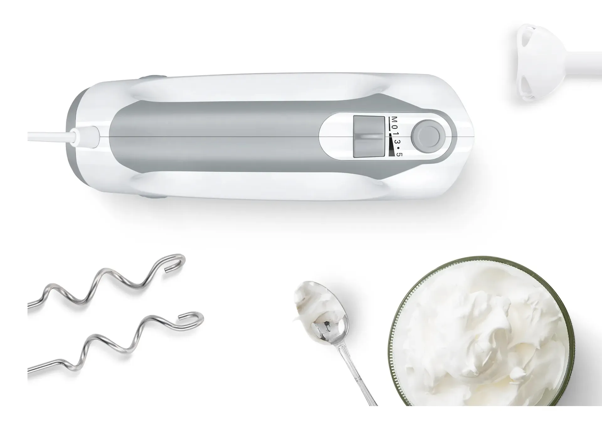 Bosch MFQ36440 Mixer Handmixer 450 W Weiß – Bild 3