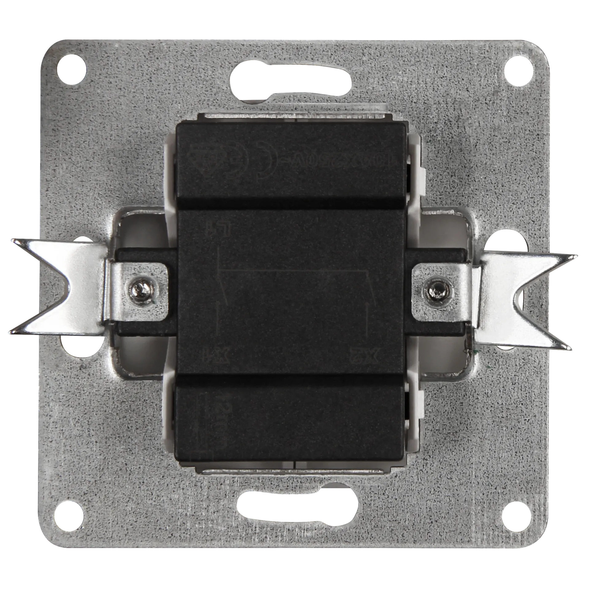 Wechselschalter McPower ''Cup'' 2-fach, 250V~/10A, UP, weiß – Bild 2