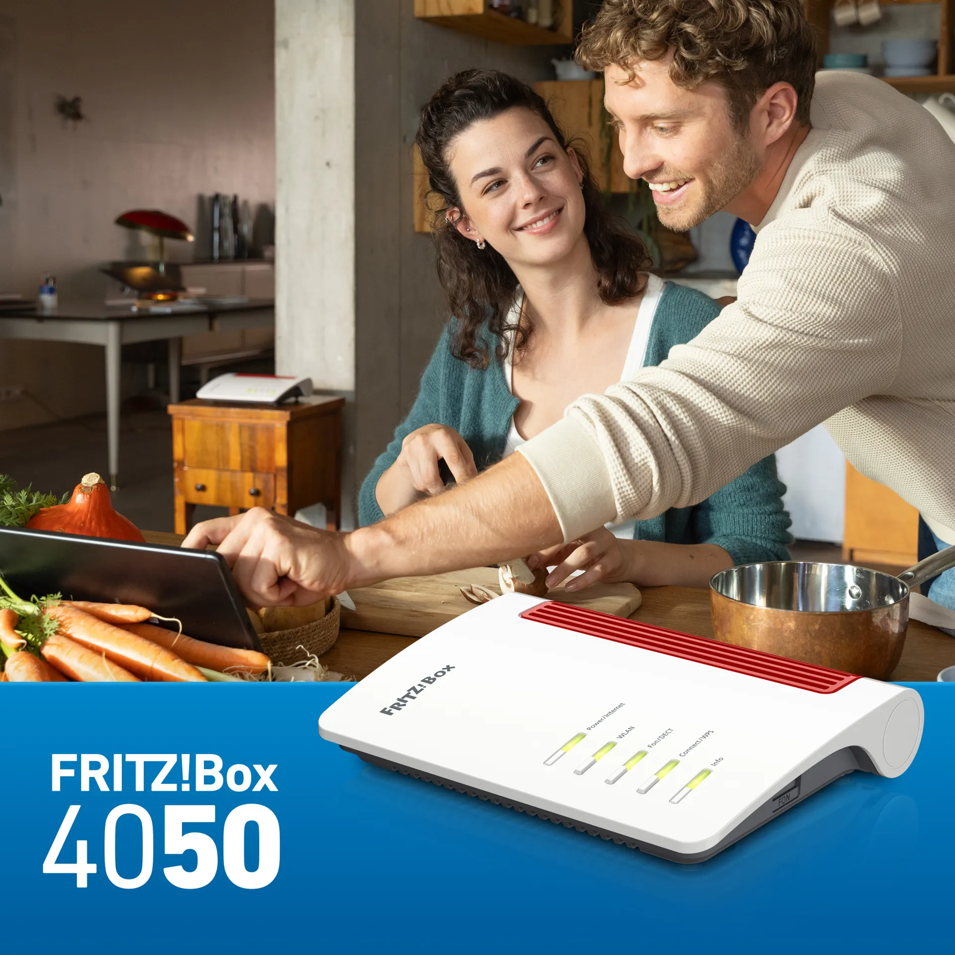 Box 4050 WLAN-Router Gigabit Ethernet Dual-Band (2,4 GHz/5 GHz) Schwarz, Weiß – Bild 7