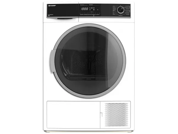 Sharp KD-HHH8S8GW3-DE Wäschetrockner Freistehend Frontlader 8 kg Weiß Sharp KD-HHH8S8GW3-DE Wäschetrockner Freistehend Frontlader 8 kg Weiß