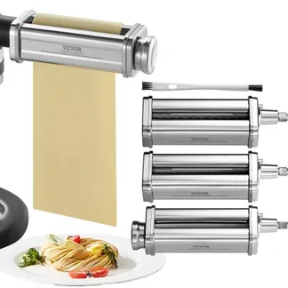 VEVOR 3 tlg. Manuelle Nudelmaschine Edelstahl, Edelstahl Frische Manuell Pasta Walze Maschine Italienische Flachteigmaschine Pastamaker inkl. Reinigungsbürste für Spaghetti, Lasagne usw. VEVOR 3 tlg. Manuelle Nudelmaschine Edelstahl, Edelstahl Frische Manuell Pasta Walze Maschine Italienische Flachteigmaschine Pastamaker inkl. Reinigungsbürste für Spaghetti, Lasagne usw.