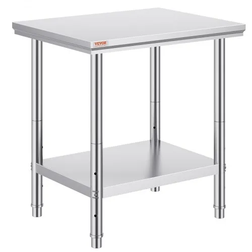 VEVOR Edelstahl Arbeitstisch 760 x 600 x 70 mm Essenszubereitung für die Zubereitung von Mahlzeiten, Nähen, Waschen, Basteln, Garagennutzung usw. VEVOR Edelstahl Arbeitstisch 760 x 600 x 70 mm Essenszubereitung für die Zubereitung von Mahlzeiten, Nähen, Waschen, Basteln, Garagennutzung usw.