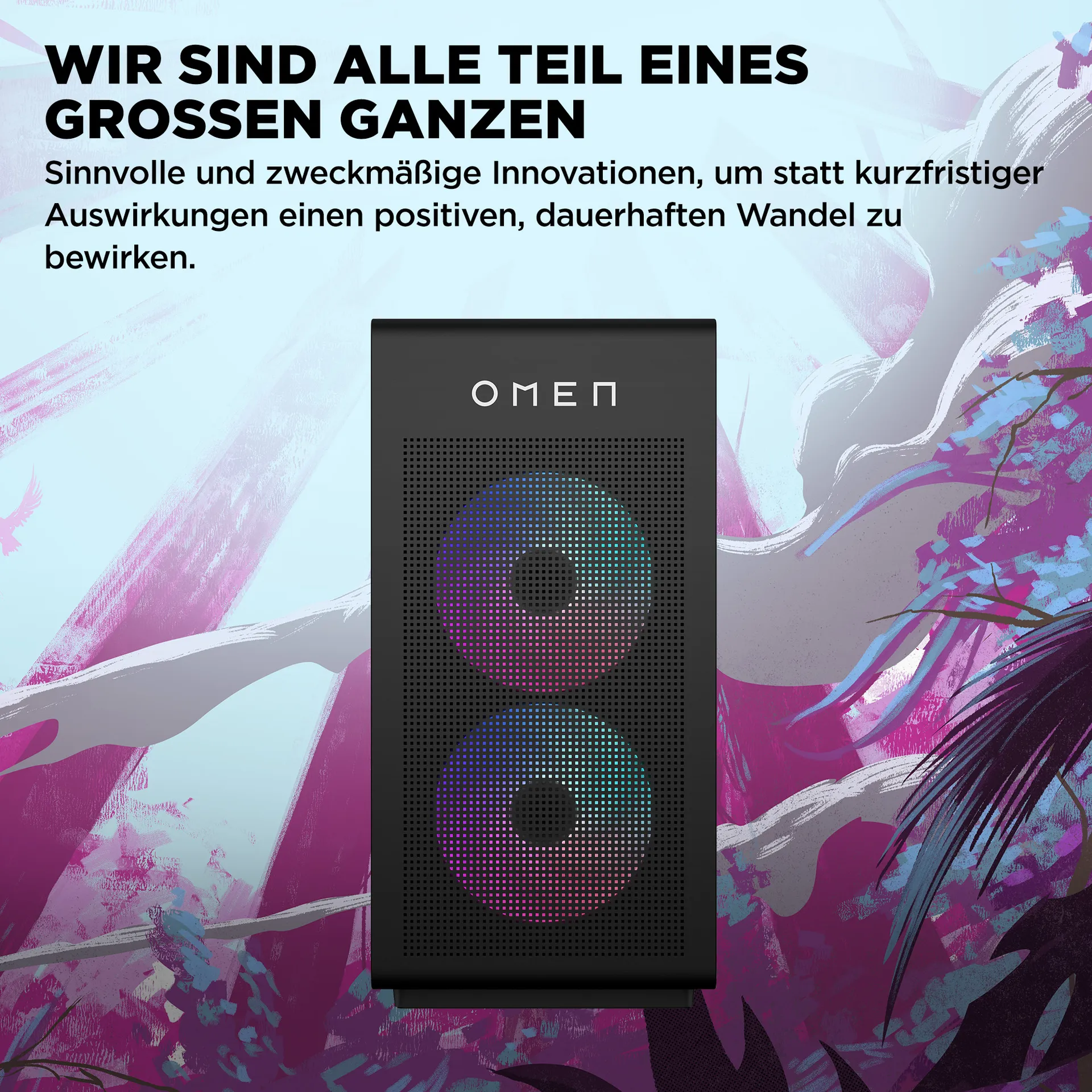 HP OMEN 35L GT16-1277ng AMD Ryzen™ 7 9800X3D 32 GB DDR5-SDRAM 1 TB SSD NVIDIA GeForce RTX 5070 Ti FreeDOS Tower PC Schwarz – Bild 7