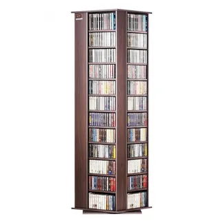 VEVOR Medienaufbewahrungsschrank, drehbarer Medienturm, bietet Platz für bis zu 1040 CDs, schützt und organisiert Musik-, Film-, Videospiel- oder Erinnerungssammlungen – Espresso VEVOR Medienaufbewahrungsschrank, drehbarer Medienturm, bietet Platz für bis zu 1040 CDs, schützt und organisiert Musik-, Film-, Videospiel- oder Erinnerungssammlungen – Espresso
