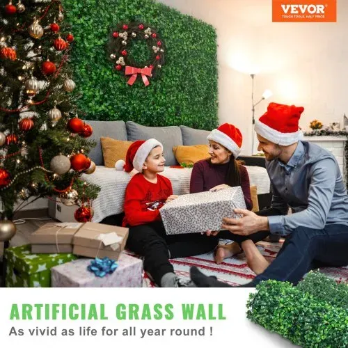VEVOR 6 STÜCKE 20 x 20 künstliche Buchsbaumplatten Buchsbaumhecke Wandplatten Kunstrasen-Hintergrundwand grüne Graswand 4,1 cm Sichtschutz Heckenschutz UV-geschützt MLCZWQ6PC20X20001V0 20x20Inch VEVOR 6 STÜCKE 20 x 20 künstliche Buchsbaumplatten Buchsbaumhecke Wandplatten Kunstrasen-Hintergrundwand grüne Graswand 4,1 cm Sichtschutz Heckenschutz UV-geschützt MLCZWQ6PC20X20001V0 20x20Inch