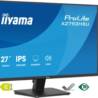 iiyama ProLite X2793HSU-B1 Computerbildschirm 68,6 cm (27″) 1920 x 1080 Pixel Full HD LED Schwarz iiyama ProLite X2793HSU-B1 Computerbildschirm 68,6 cm (27″) 1920 x 1080 Pixel Full HD LED Schwarz