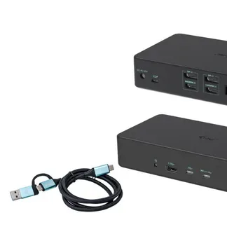 i-tec USB 3.0 / USB-C / Thunderbolt 3 Professional Dual 4K Display Docking Station Generation 2 + Power Delivery 100W i-tec USB 3.0 / USB-C / Thunderbolt 3 Professional Dual 4K Display Docking Station Generation 2 + Power Delivery 100W