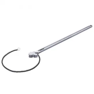 VEVOR Kettenschlüssel, 48 Zoll Kettenrohrschlüssel, 13,4 Zoll Durchmesser Kapazität, CRV umkehrbarer Rohrverschraubungsschlüssel mit hochfester Backe und ergonomischem Griff, für Rohrinstallation VEVOR Kettenschlüssel, 48 Zoll Kettenrohrschlüssel, 13,4 Zoll Durchmesser Kapazität, CRV umkehrbarer Rohrverschraubungsschlüssel mit hochfester Backe und ergonomischem Griff, für Rohrinstallation