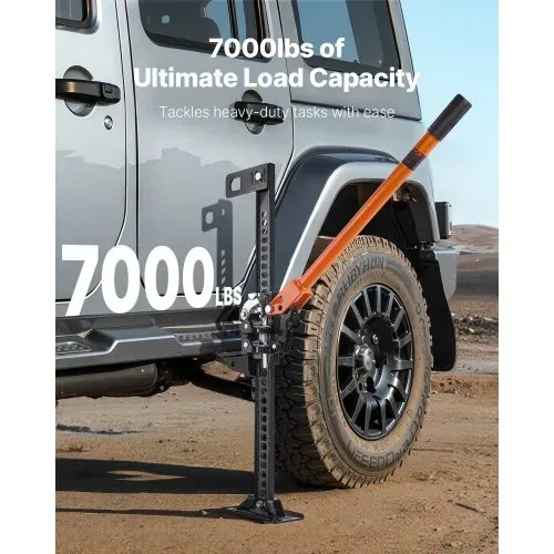 VEVOR Farm Wagenheber (1075 mm hoch) Offroad High Lift Farm Jack (3,18 t belastbar) Offroad-Nutzwagenheber, Stoßstangenheber Hochleistungshebebühnen mit 130,1-929,6 mm Hubbereich für Traktor Lkw VEVOR Farm Wagenheber (1075 mm hoch) Offroad High Lift Farm Jack (3,18 t belastbar) Offroad-Nutzwagenheber, Stoßstangenheber Hochleistungshebebühnen mit 130,1-929,6 mm Hubbereich für Traktor Lkw