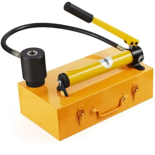 VEVOR 15t Hydraulische Lochstanzer Zylinder Hydraulikpumpe Set 10 Stempel 12,7-50,8 mm – Bild 8