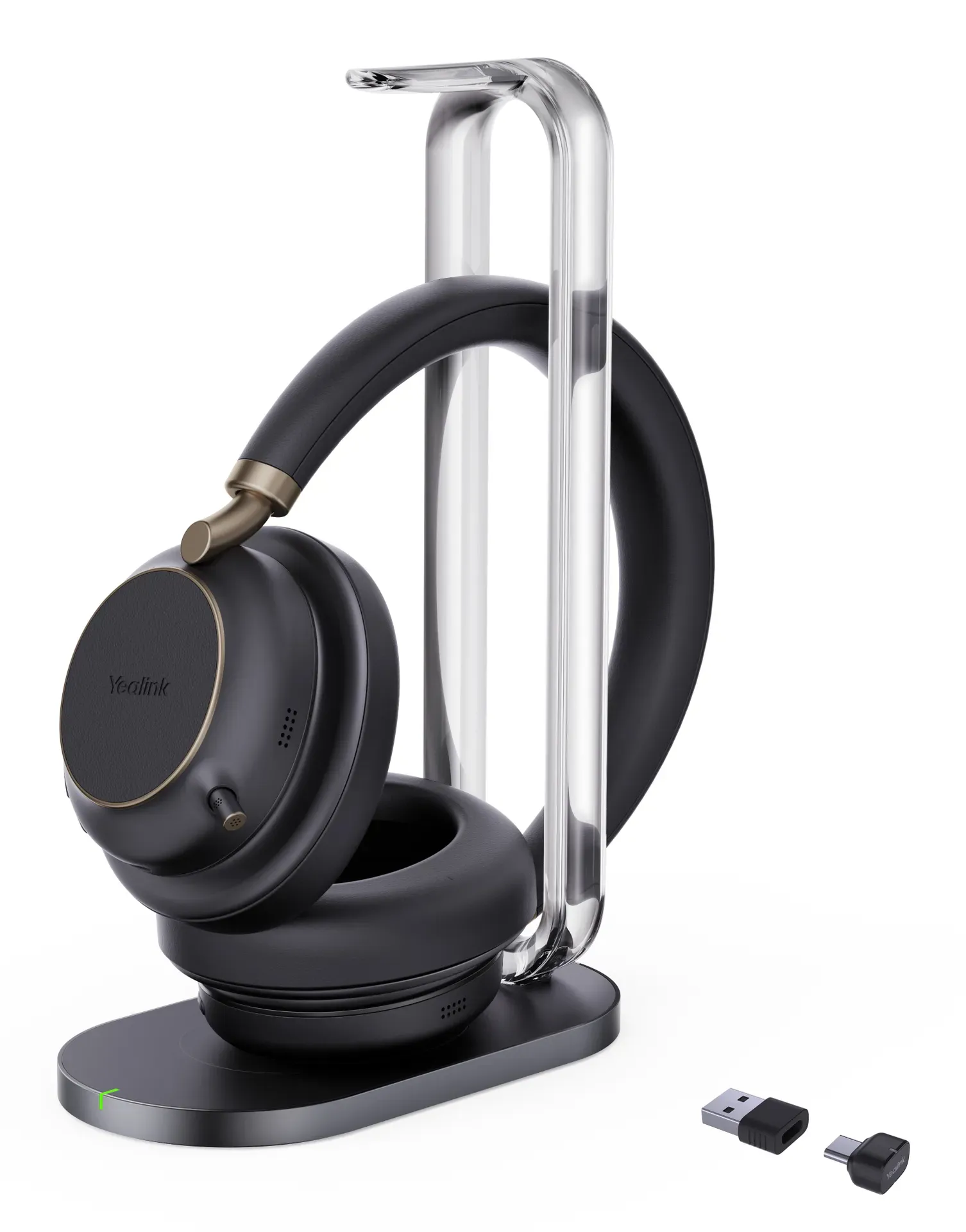 Yealink BH76 Plus mit Ladestation Teams Schwarzes USB-C/A-Headset Yealink BH76 Plus mit Ladestation Teams Schwarzes USB-C/A-Headset