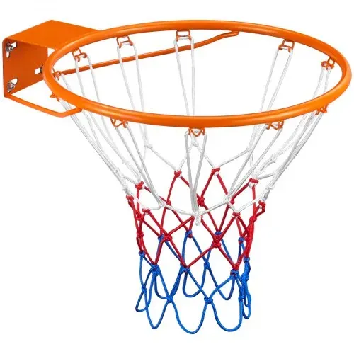 VEVOR Basketballkorb Hangring Basketballring 483 mm, Basketball Basketballring Netz 577 x 483 x 110 mm Qualität-und Sicherheitsgeprüft Indoor & Outdoor, Universal Stabiler Basketballkorb Orange – Bild 8