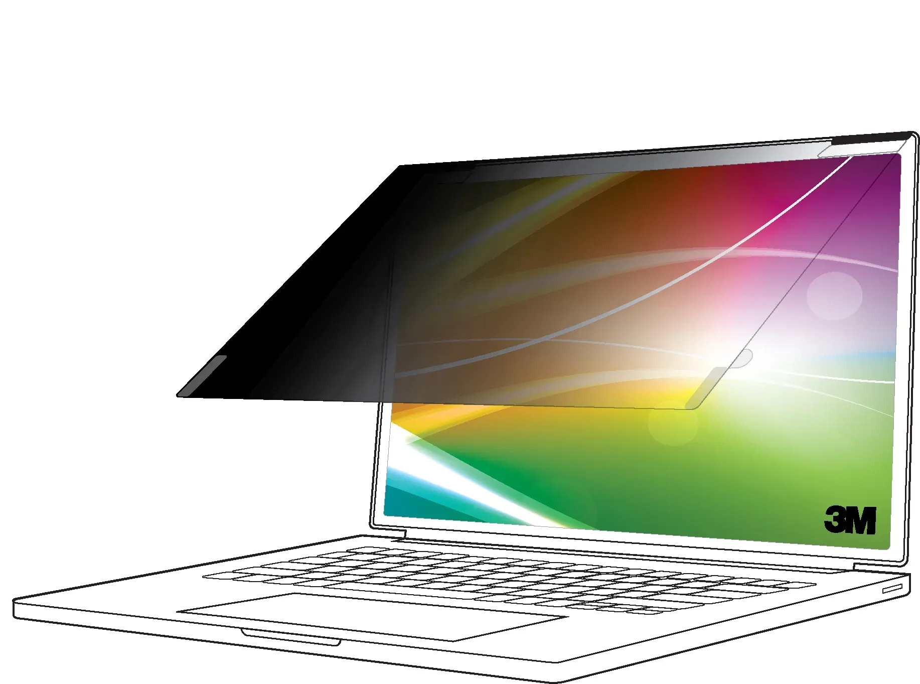 3M Bright Screen Blickschutzfilter für Apple® MacBook Air® 13 M2-M4, 16:10, BPNAP006 3M Bright Screen Blickschutzfilter für Apple® MacBook Air® 13 M2-M4, 16:10, BPNAP006
