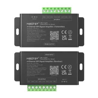 MiBoxer SPI-PA4 LED Pixel LED Controller SPI-Serie 4-Channel Amplifier/Repeater MiBoxer SPI-PA4 LED Pixel LED Controller SPI-Serie 4-Channel Amplifier/Repeater