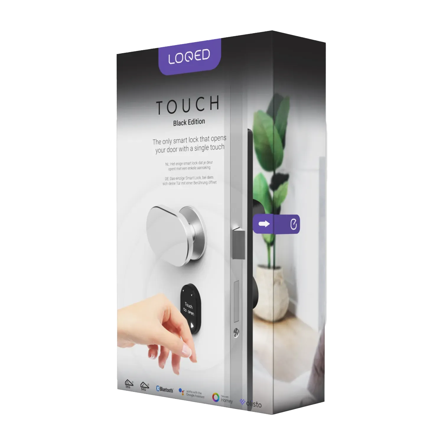Shelly · "LOQED Touch Smart Lock black" Smartes Türschloss – Bild 5