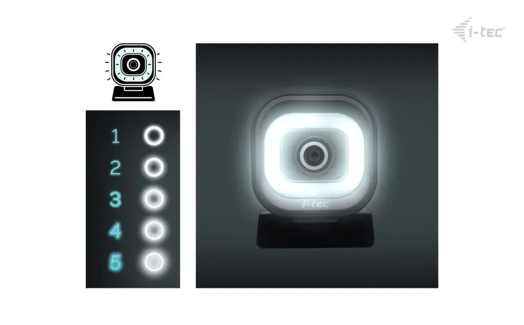 i-tec SOLOMON 700 STREAM 4K Webcam Ring Light – Bild 7