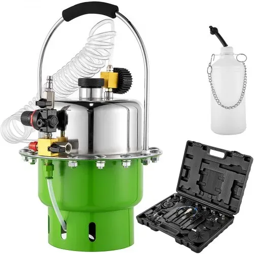 VEVOR 5L Bremsenentlüftungsgerät 0-10 Bar, Pneumatischer Druckluft Bremsenentlüfter 1,3 G, Bremsenentlüfter Druckluft Bremsenentlüftungsgerät Bremsentlüftungssatz – Bild 9