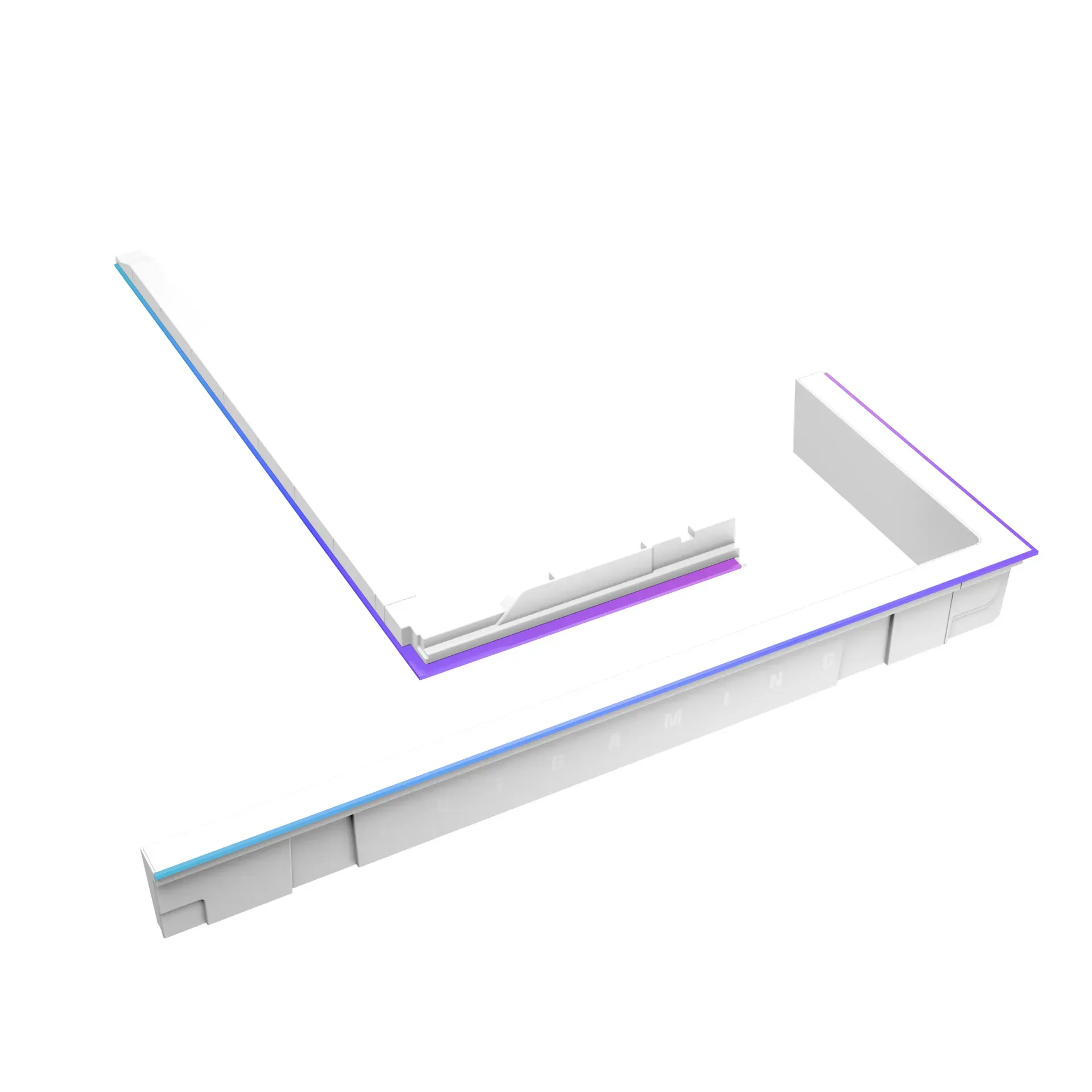 ASUS TUF GAMING GT502 Horizon ARGB Lighting Kit White RGB-Lichtverbesserungs-Set – Bild 7