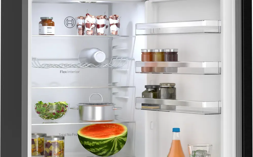 Bosch KGN39VXAU Kühl- und Gefrierkombination Freistehend 363 l Schwarz – Bild 5