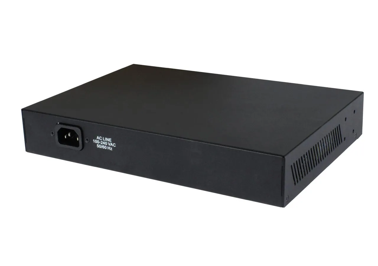 ALLNET Switch smart managed Layer2 10 Port • PoE Budget 140W • 8x PoE at • 2x SFP • 19" • Lüfterlos • ALL-SG8310v2PM – Bild 3