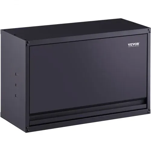 VEVOR Werkstatt Wandschrank 77 x 31,8 x 50 cm Hängeschrank 108 kg Gesamtkapazität (2 Regale) Werkstattschrank aus 0,6 mm dickem SPCC-Stahlplatte Ideal als Vorratsschrank, Werkzeugschrank, Büroschrank – Bild 10